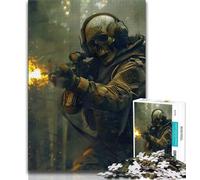 Puzzles pour Adultes Forces spéciales Puzzles pour Adultes 1000 pièces Anti-Stress défi Difficile décoration d'intérieur Unique et Cadeaux (26x38cm)