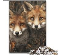Puzzles pour Adultes Forest Fox 1000 pièces, pour 14 Ans et Plus, décoration Murale, Cadeaux Uniques pour Anniversaire et Noël (26x38cm)