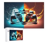 Puzzles pour Adultes Formula 1 Car Speed & Style Puzzle pour Adultes - Décoration Murale - Idéal comme Cadeau 1000 PCS