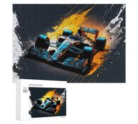 Puzzles pour Adultes Formula 1 Speed Artwork Puzzle pour Adultes - Jeux De Détente - Cadeau d'anniversaire - Cadeaux Uniques Et Originaux 300 PCS