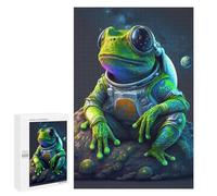 Puzzles pour Adultes Frog Space Astronaut Puzzles pour Adolescents, Jouets Anti-Stress, Décoration Murale, Cadeaux Uniques pour Anniversaire Et Noël 1000 PCS