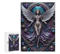 Puzzles pour Adultes Galactic Angel Steampunk Puzzle pour Adultes, Jeu De Réflexion, Décoration Murale, Activités Amusantes À La Maison, 300 PCS