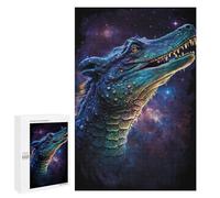 Puzzles pour Adultes Galactic Crocodile Art Print-7 Puzzles pour Adolescents : Améliorent La Mémoire. Chaque Pièce Est Unique - Jouets Et Jeux Éducatifs 1000 PCS