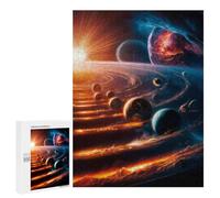 Puzzles pour Adultes Galactic Dance of Orbits Puzzles pour Adultes, Jouet, Décoration Murale, Décoration Intérieure, Idéal comme Cadeau 500 PCS