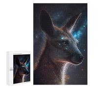 Puzzles pour Adultes Galactic Fox Portrait Puzzles pour Adolescents Cadeau d'anniversaire Stimule Le Cerveau Jeu Stimulant Cadeaux 1000 PCS