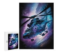 Puzzles pour Adultes Galactic Helicopter Adventure -4 Puzzles pour Adolescents Cadeau d'anniversaire Stimule Le Cerveau Jeu Stimulant Cadeaux 500 PCS