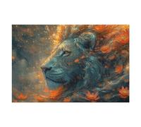 Puzzles pour Adultes Galactic Lion Majesty Puzzle pour Adultes, Jouet, Décoration Murale, pour Les Amis Et La Famille 1000pcs(75x50cm)