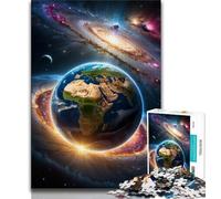 Puzzles pour Adultes Galaxy Fantasy Planet 1000 pièces, Jouets éducatifs et éducatifs, Jeux en Famille, Cadeaux pour Amis et Famille (Taille 75x50cm)