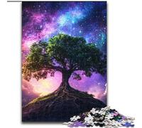 Puzzles pour Adultes Galaxy Tree of Life 1000 pièces, pour Les 14 Ans et Plus, Jeux Amusants, activités à la Maison, Cadeaux d'anniversaire, Cadeaux de Voyage (50x75cm)