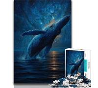 Puzzles pour Adultes Galaxy Whale 1000 pièces, Jouets éducatifs et Difficiles, Jeux de Famille, Cadeaux pour Amis et Famille 38x26cm