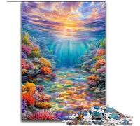Puzzles pour Adultes Galets colorés 1000 pièces, Jeu Stimulant et Familial avec Affiche et fiche de Questions-réponses 50x75cm