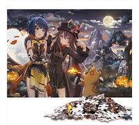 Puzzles pour Adultes Genshin Impact Hu Tao Puzzle en Bois décoration d'intérieur 50 x 75 cm Puzzle pour Adultes