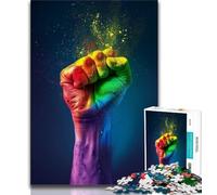 Puzzles pour Adultes, Geste du Poing, 1 000 pièces, Puzzles pour Adolescents, Cadeaux, Jeu éducatif, défi, Jouet pour Femmes et Hommes, 50x75cm