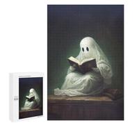 Puzzles pour Adultes Ghost Reading Book-3 Puzzles Anti-Stress pour Adultes - Décoration Parfaite - Difficile Et Stimulant 1000 PCS