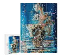Puzzles pour Adultes Ghost Ship Puzzles pour Adultes Jeux Amusants Découpe De Précision Cadeaux d'anniversaire Et Cadeaux Uniques 500 PCS