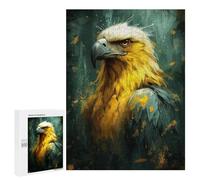 Puzzles pour Adultes Golden Eagle Art Print-1 Puzzles pour Adolescents Cadeau d'anniversaire Stimule Le Cerveau Jeu Stimulant Cadeaux 500 PCS