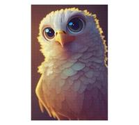 Puzzles pour Adultes Golden Eagle Portrait Casse-têtes pour Adolescents, Jeux De Réflexion, Analyse Et Logique, Cadeaux pour Amis Et Famille 75x50cm/1000pcs