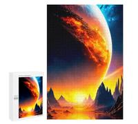 Puzzles pour Adultes Golden Sunrise Puzzles pour Adolescents, Jouets Anti-Stress, Décoration Murale, Cadeaux Uniques pour Anniversaire Et Noël 1000 PCS