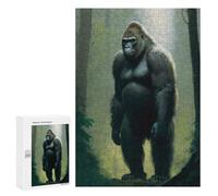 Puzzles pour Adultes Gorilla Art Style 10 Puzzles pour Adultes - Jeux De Détente - Défi Difficile À Relever 300 PCS