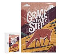 Puzzles pour Adultes Grace in Every Step Illustration Puzzle pour Adultes, Jeu Familial, Défi Difficile, Cadeaux pour Les Amis Et La Famille 300 PCS
