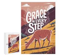 Puzzles pour Adultes Grace in Every Step Illustration Puzzles pour Adultes - Jeux De Détente - Défi Difficile À Relever 1000 PCS