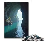 Puzzles pour Adultes Grotte d'eau 1000 pièces Puzzle en Bois pour Enfants de 12 Ans et Plus Décoration d'intérieur 1000 pièces (38 x 26 cm)