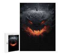 Puzzles pour Adultes Halloween Pumpkin Horror Artwork-1 Puzzles pour Adolescents : Améliorent La Mémoire. Chaque Pièce Est Unique - Jouets Et Jeux Éducatifs 500 PCS
