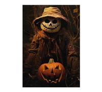 Puzzles pour Adultes Halloween Pumpkin Man Puzzles pour Adultes : Jeux Relaxants, Défis Difficiles, Cadeaux d'anniversaire Et Cadeaux Uniques 38x26cm/1000pcs