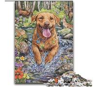 Puzzles pour Adultes Happy Labrador 2000 pièces Difficile, Convient aux Enfants de 14 Ans et Plus Un Plaisir en Famille Idéal comme Cadeau pour Toute la Famille 70x100cm