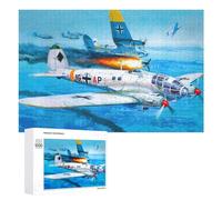 Puzzles pour Adultes Heinkel He 111 Puzzle pour Adultes, Jeu De Réflexion, Décoration Murale, Activités Amusantes À La Maison, 1000 PCS