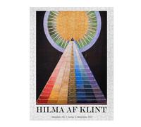 Puzzles pour Adultes Hilma AF Klint Altar Piece Puzzle pour Adultes, Jouet, Décoration Murale, Cadeau d'anniversaire Amusant Et Humoristique, Cadeaux, 1000pcs(52x38cm)