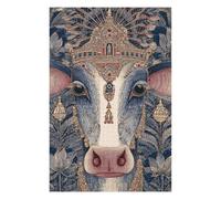 Puzzles pour Adultes Indian Elephant Artwork Puzzles pour Adultes Jeu Manuel Une Œuvre d'art Cadeaux Uniques pour Un Anniversaire Et Noël