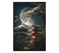 Puzzles pour Adultes Japanese Night 01 Puzzle pour Adultes Jeux Relaxants Course De Vitesse Manuelle Cadeau d'anniversaire, Cadeaux, 75x50cm/1000pcs