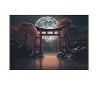 Puzzles pour Adultes Japanese Torii Gate Jeu De Puzzle Et Casse-tête pour Adultes, Cadeau d'anniversaire Idéal 1000pcs(38x26cm)