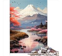 Puzzles pour Adultes Japon Mont Fuji 1000 pièces Puzzles pour Adultes Puzzle en Carton pour Adultes et Enfants Décoration d'intérieur Unique et Cadeaux 1000 pièces (26 x 38 cm)
