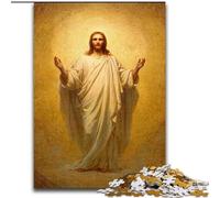 Puzzles pour Adultes Jésus Art 1000 pièces, Jeu éducatif, défi, Cadeau d'anniversaire, décoration Murale (26x38cm)
