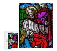 Puzzles pour Adultes Jesus with Mary and Martha Puzzles pour Adolescents, Jouets Anti-Stress, Décoration Murale, Cadeaux Uniques pour Anniversaire Et Noël 500 PCS