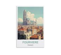 Puzzles pour Adultes, Jeu éducatif Fourvière France, Puzzle adapté à la décompression et à la décoration Murale 70x50cm