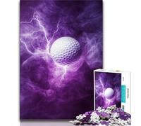 Puzzles pour Adultes Jeux de Golf Jeux de Sport 1 000 pièces Jeu éducatif et décompressant Cadeaux du Père Noël Secret (26x38cm)