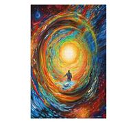 Puzzles pour Adultes Journey Through Colorful Vortex Puzzles pour Adultes, Jouets Anti-Stress, Décoration Murale, Cadeaux pour Les Amis Et La Famille 75x50cm/1000pcs
