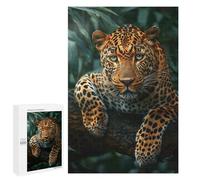 Puzzles pour Adultes Jungle Leopard Puzzles pour Adultes, Jouet, Décoration Murale, Décoration Intérieure, Idéal comme Cadeau 1000 PCS