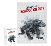 Puzzles pour Adultes Komodo Dragon Puzzle pour Adultes - Jouets Anti-Stress - Une Œuvre d'art - Difficile Et Stimulant 500 PCS