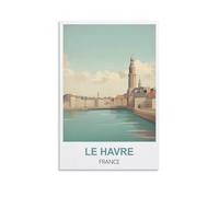 Puzzles pour Adultes, Le Havre, France, Affiches, Puzzle en Papier, 2000 pièces, Jouets pour Adultes, Jeu de décompression, 100 x 70 cm