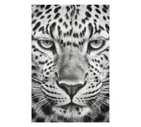 Puzzles pour Adultes Leopard Face Close-Up Puzzles pour Adolescents, Jouets Anti-Stress, Décoration Murale, Cadeaux Uniques pour Anniversaire Et Noël 1000pcs(75x50cm)