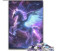 Puzzles pour Adultes Licorne de l'univers, Aidez Le Cerveau à exercer des Jouets addictifs pour cultiver la Patience, Cadeau pour Les Anniversaires 38x52cm