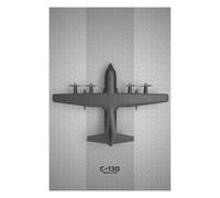 Puzzles pour Adultes Lockheed C130 Hercules Puzzle pour Adultes - Jeu Manuel - Améliore La Mémoire - Cadeaux d'anniversaire Et Cadeaux Uniques 75x50cm/1000pcs