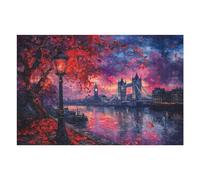 Puzzles pour Adultes London Bridge Sunset Puzzle pour Adultes, Jouet, Décoration Murale, pour Les Amis Et La Famille 1000pcs(75x50cm)
