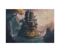 Puzzles pour Adultes Magic Palace The Rock Puzzle pour Adultes, Jouet, Décoration Murale, pour Les Amis Et La Famille 1000pcs(38x26cm)