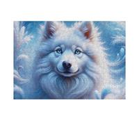Puzzles pour Adultes Magical Arctic Wolf Spirit Puzzles pour Adultes, Jouet, Décoration Murale, Cadeaux pour Femmes, Idéal comme Cadeau 1000pcs(38x26cm)
