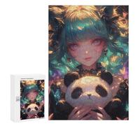 Puzzles pour Adultes Magical Fantasy Panda Plush Puzzles pour Adolescents : Améliorent La Mémoire. Chaque Pièce Est Unique - Jouets Et Jeux Éducatifs 300 PCS